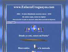 Tablet Screenshot of enlacesuruguayos.com